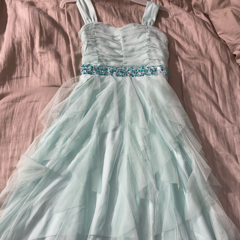 Mint green formal dress (worn once)